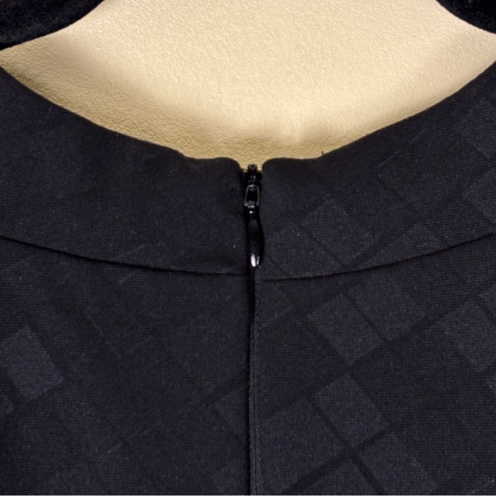 Deb Black Patterned Mini Dress - image 6